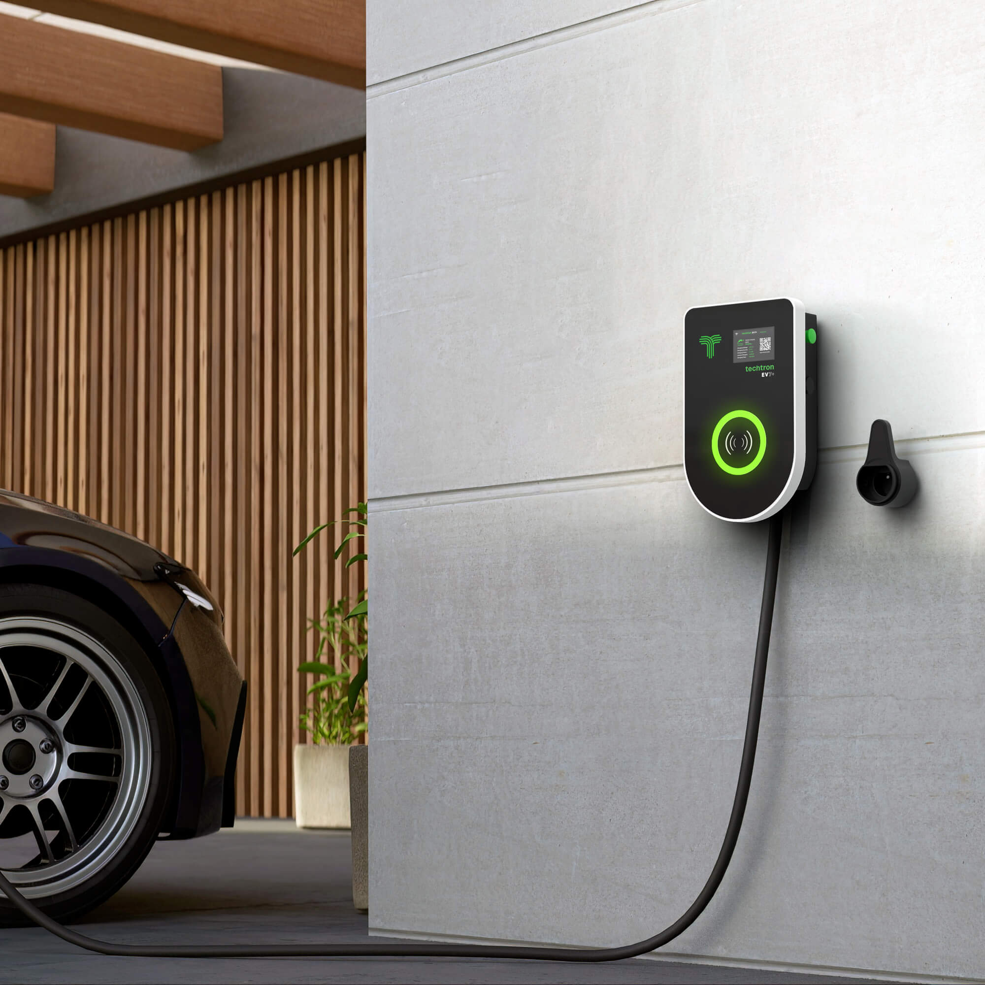 techtron EV7-7+ (7.4 kW, Level 2, Type 2) ev-Charger techtron