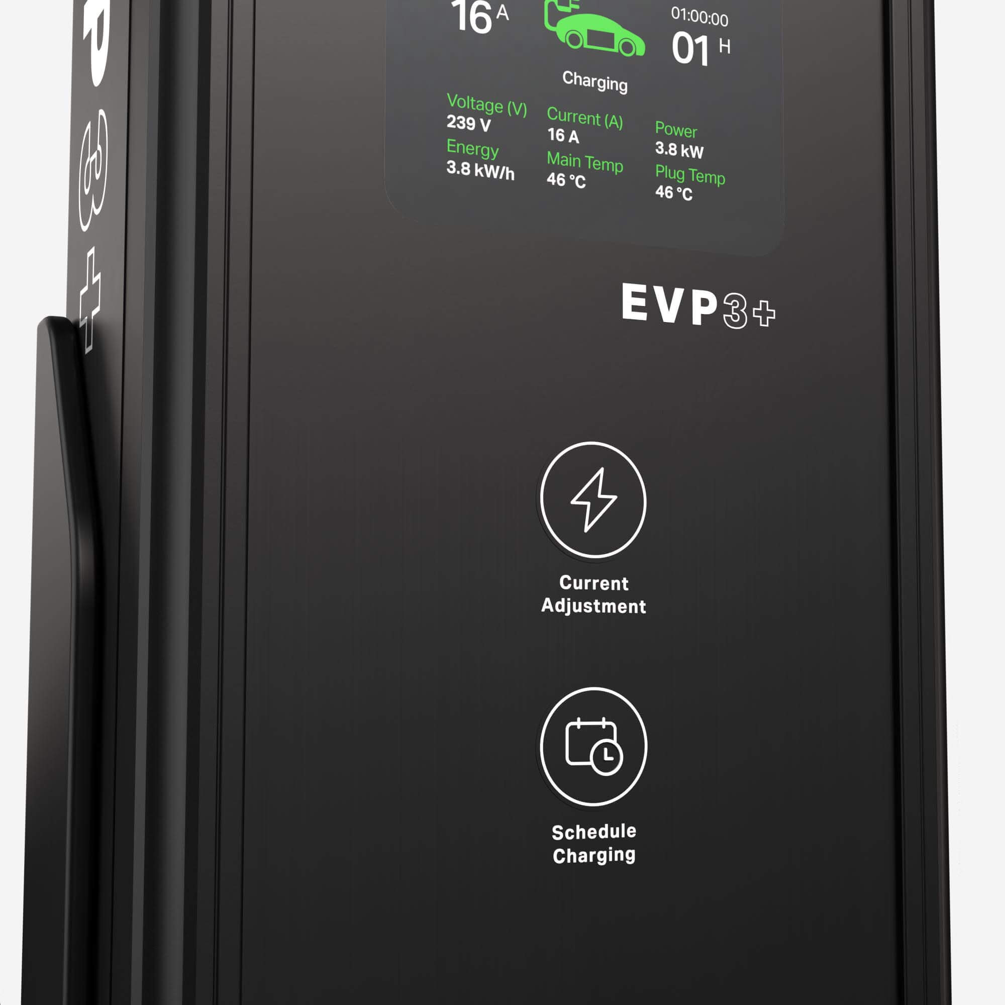techtron EVP3/3+ Bluetooth + Wi-Fi (3.6 kW, Level 1, Type 2) Portable ev-Charger techtron